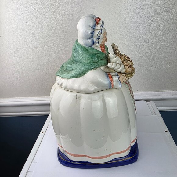 Fitz & Floyd Granny Baker Vintage Cookie Jar 11" - Picture 2 of 9